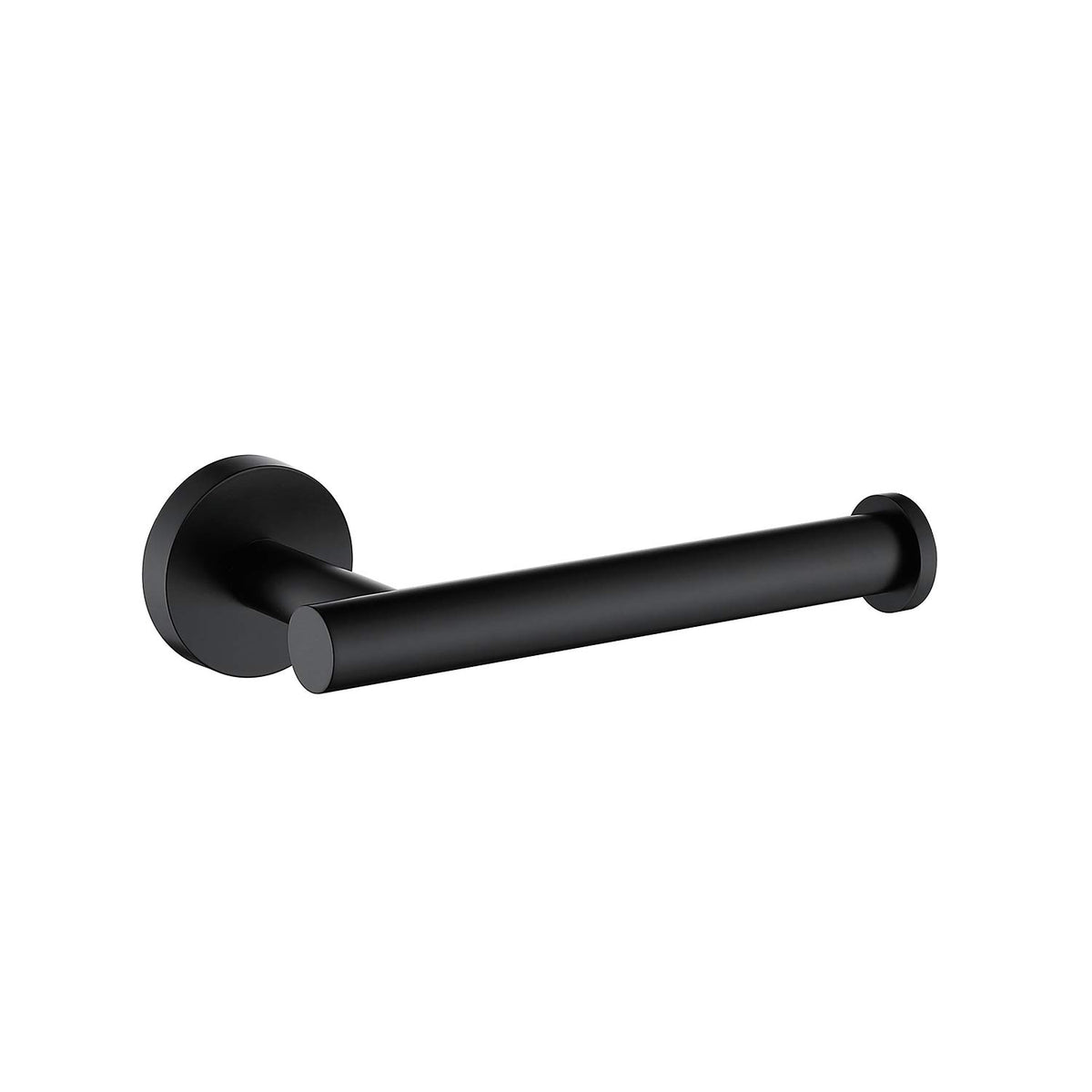TASTOS Toilet Paper Holder SUS304 Stainless Steel Round - Matte Black / 1