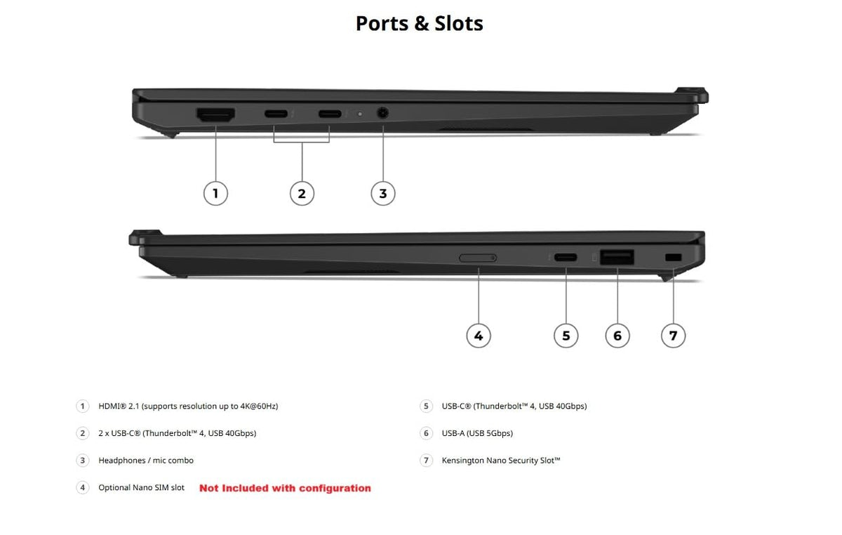 Lenovo ThinkPad X1 Carbon Gen 14 Aura Edition w/Ultra 5 335, 14” 2.8K OLED