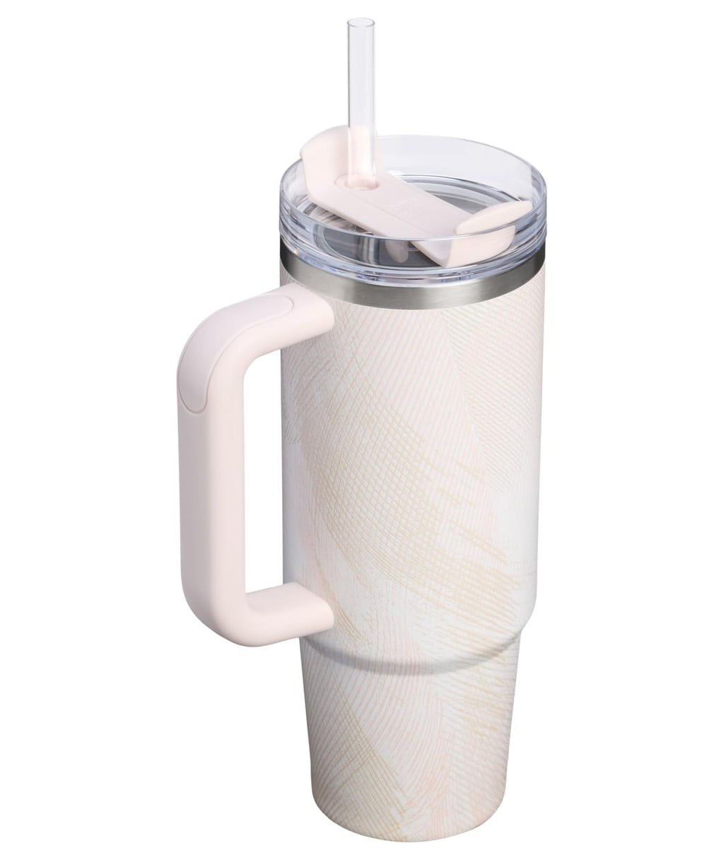 STANLEY Quencher H2.0 Flow State Tumbler, 30 oz, Sahara Plume