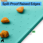 GORILLA GRIP Dog Food Mat, 100% Waterproof Silicone