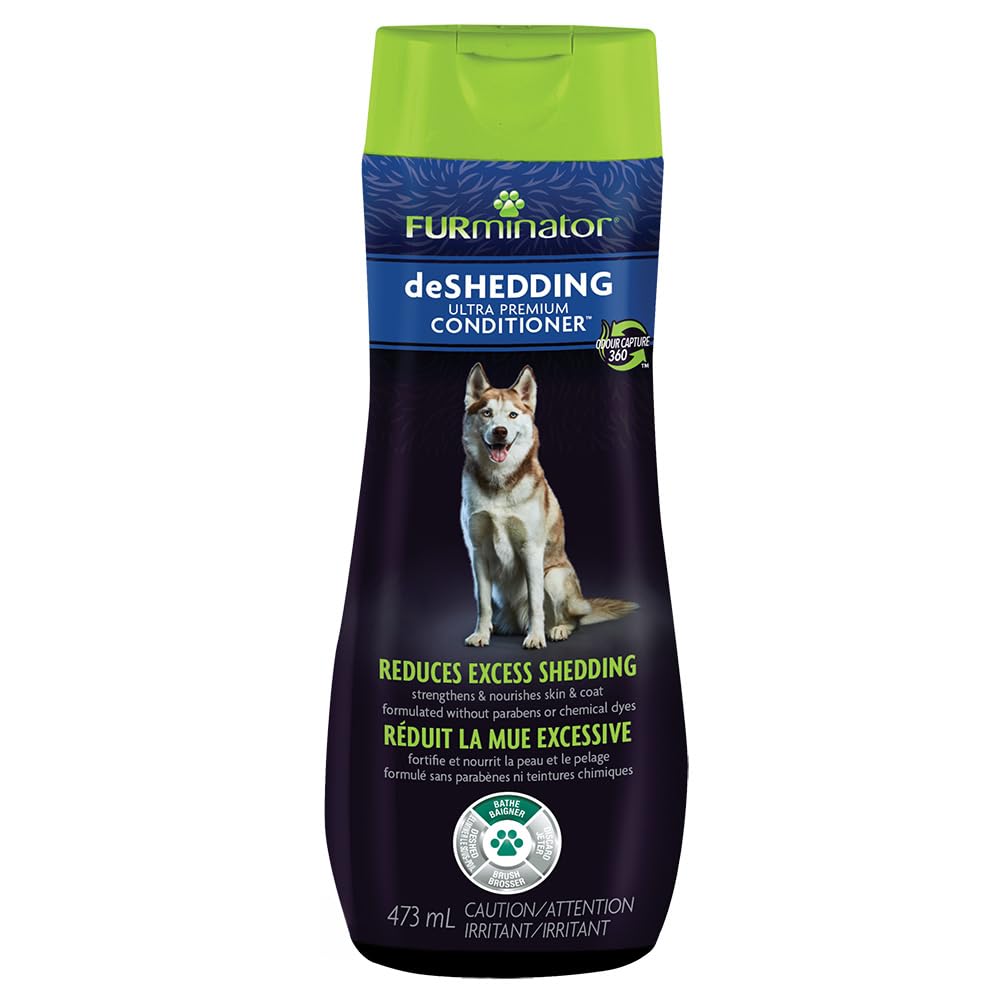 FURminator Ultra Premium deShedding Conditioner for Dogs, 16 oz