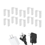 10Pcs Phone Charger Plug Cover 2 Pin Power Plug Power Inlet Cover,Outlet Baby Proof Cover