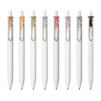 Mitsubishi Pencil UMNS38FC8C Gel Ballpoint Pen Uni-Ball One 0.38 Fica Color Set of 8 (additional view 1)