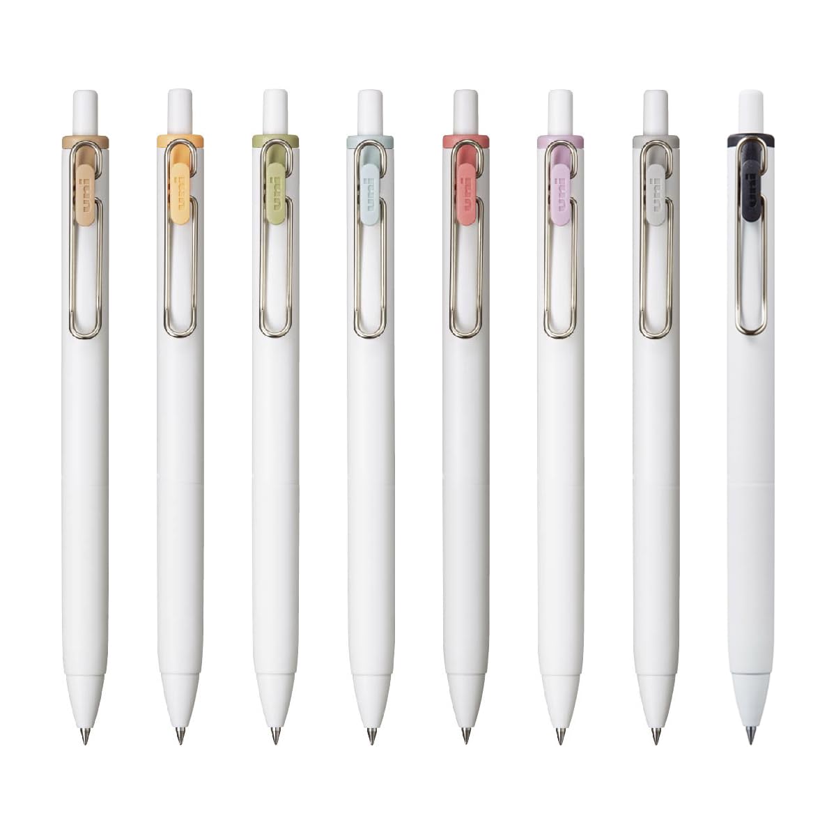 Mitsubishi Pencil UMNS38FC8C Gel Ballpoint Pen Uni-Ball One 0.38 Fica Color Set of 8 (additional view 1)