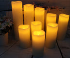 antizer Flameless Candles - Ivory - 2.2"D x 9 Pack view 3