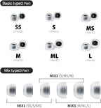AZLA SednaEarfit MAX for Galaxy Buds 2 Pro Phantom Black (L), Earbud Tips for Wireless (additional view 6)