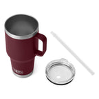 YETI Rambler 35 oz Straw Mug, Wild Vine Red (additional view 3)