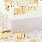 Creechwa Paper Binder and Clips - Gold / 216 / 3 Pack view 4