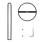 OBODING Paper Towel Holder Countertop - Black view 5