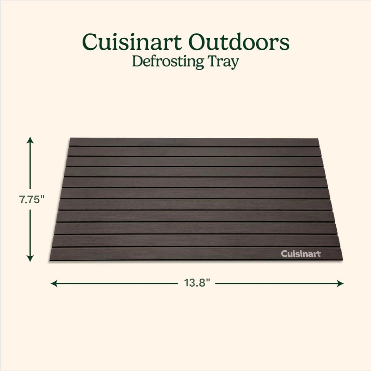 Cuisinart Defrosting Tray for Frozen Meat, Advanced Conductive Aluminum (additional view 1)