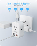 LENCENT Travel Plug Adapter - Type M-17.5W-South Africa view 2
