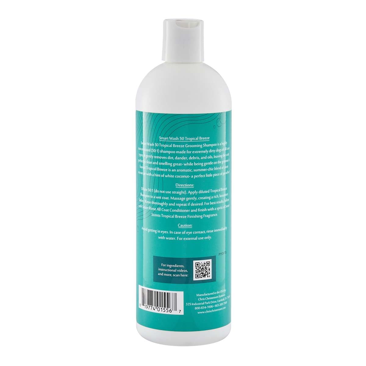 Chris Christensen SmartWash50 Ultra Concentrated Dog Shampoo - Tropical Breeze - 16 Oz view 8