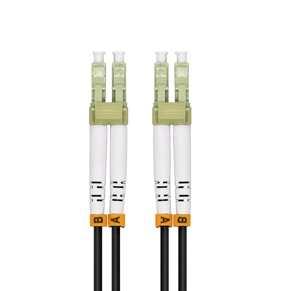 Jeirdus 20M LC to LC 10G OM3 Outdoor Armored Duplex 50/125 Fiber Optic Cable Jumper