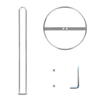 OBODING Paper Towel Holder Countertop - Silver view 4