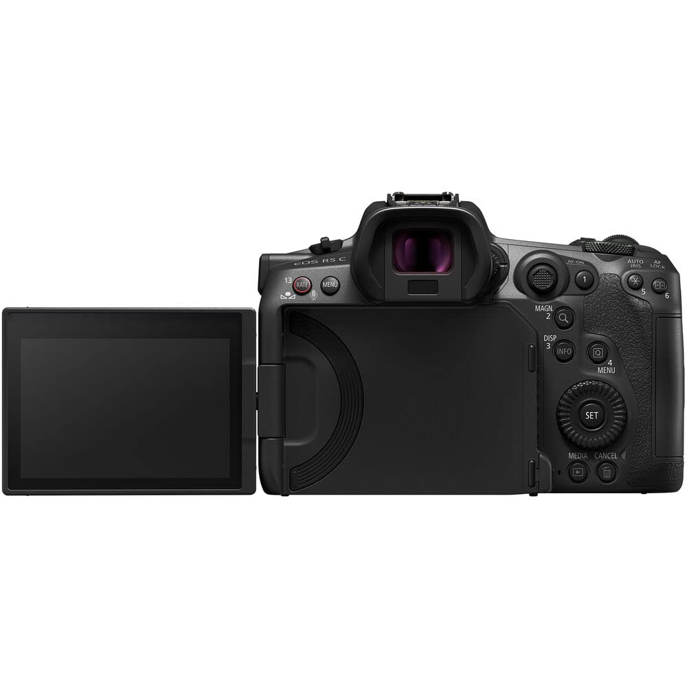 Canon EOS R5 C Mirrorless Cinema Camera with Tripod (5077C002) Bundle (5077C002_EDI_2-RE) (Pack of 17)