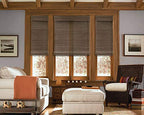 Cordless Woven Wood Roman Shades