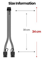 Fasgear PCI-e 5.1 Extension Cable - Black view 6