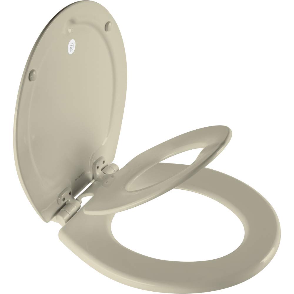 Mayfair NextStep2 Toilet Seat with Built-In Toddler Potty Training Seat, Slow Close, Easy