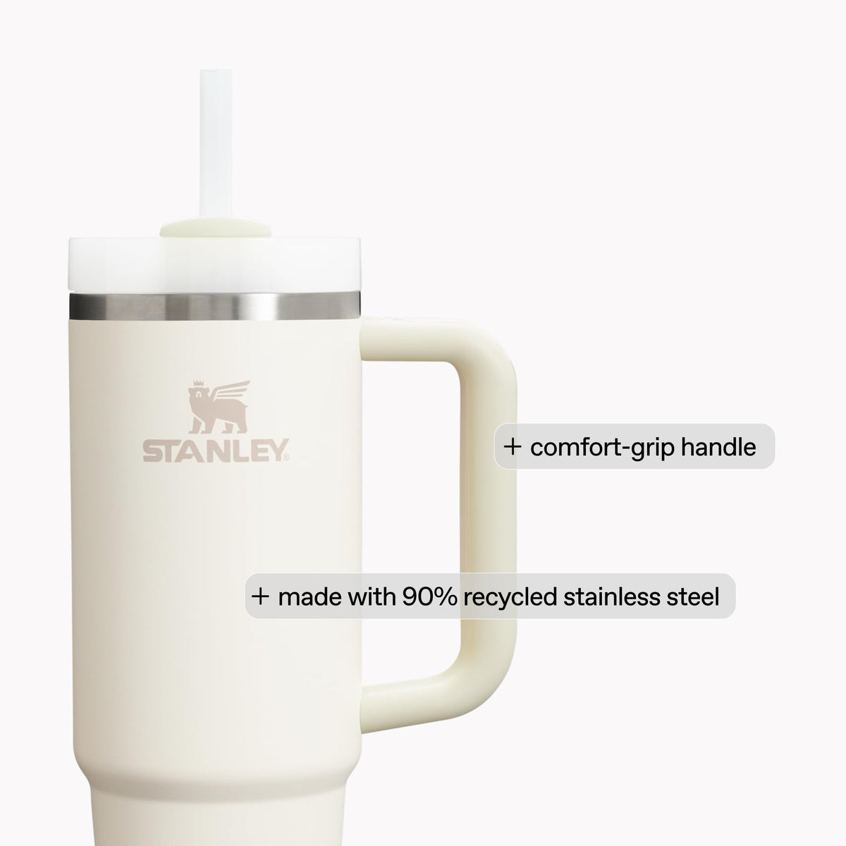 STANLEY Quencher H2.0 Flow State Tumbler, 30 oz, Sea Glass Plume