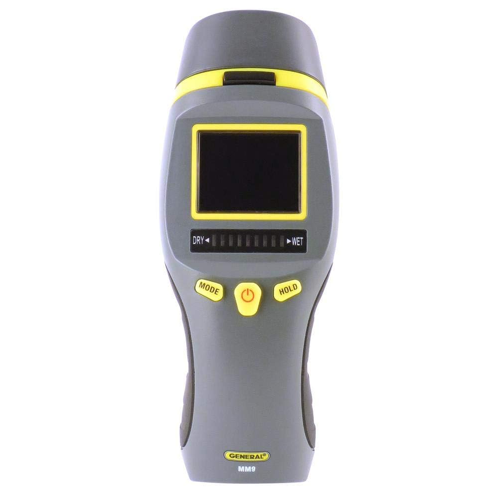 General Tools MM9 Moisture Meter for Wood, Walls & Drywall Detection
