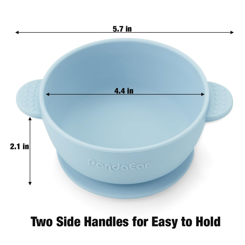 PandaEar 3 Pack Baby Bowls with Suction
