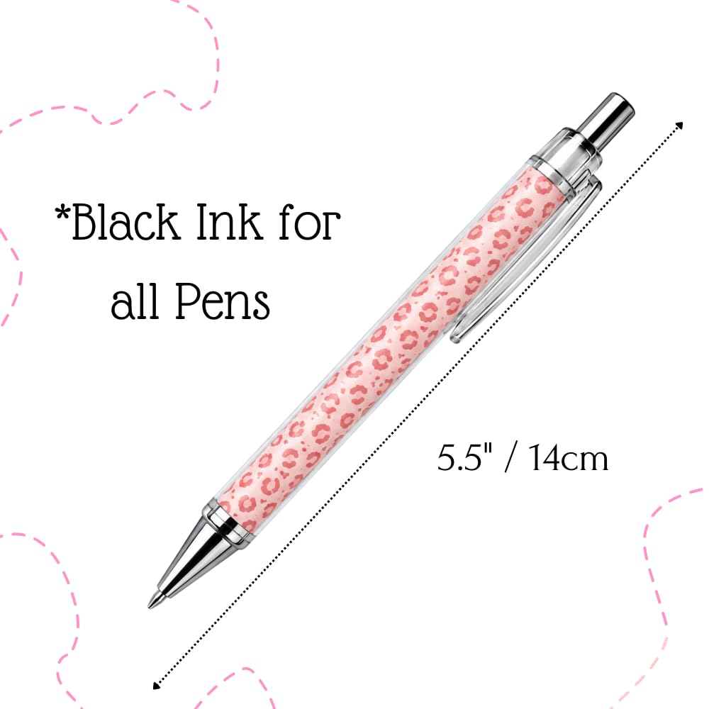 YJ PREMIUMS 6PC Ballpoint Pens - Leopard view 3