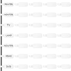 Trilancer Cable Cord Labels Large Size for Wire Organizing & Identification