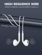Antool Wired Earbuds,【Ultra Clear Calls & no Noise】 Headphones Earbuds Wired 3.5mm (additional view 5)