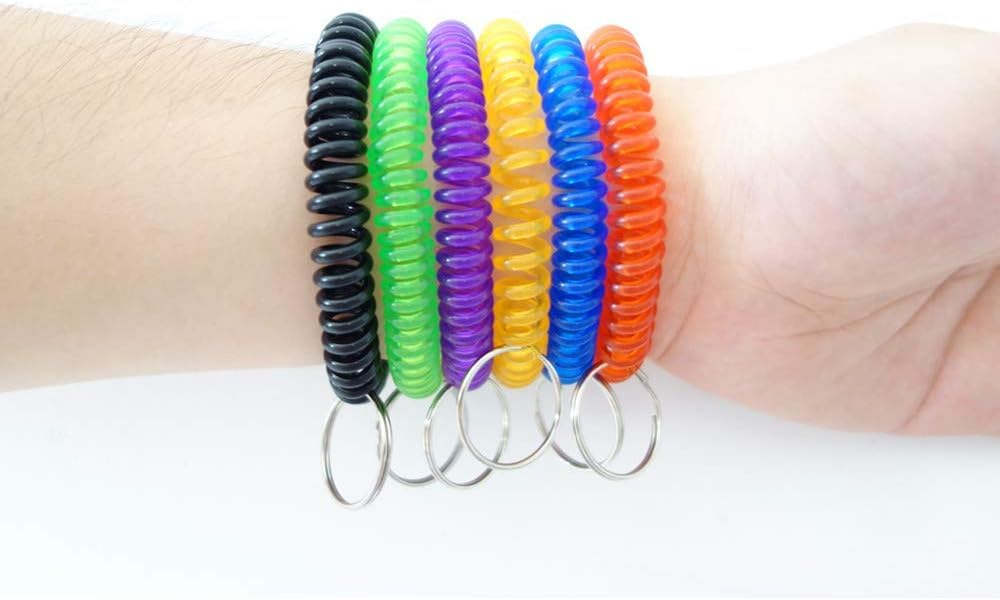 36 Pack Spring Spiral Wrist Coil Key Chain - view 15