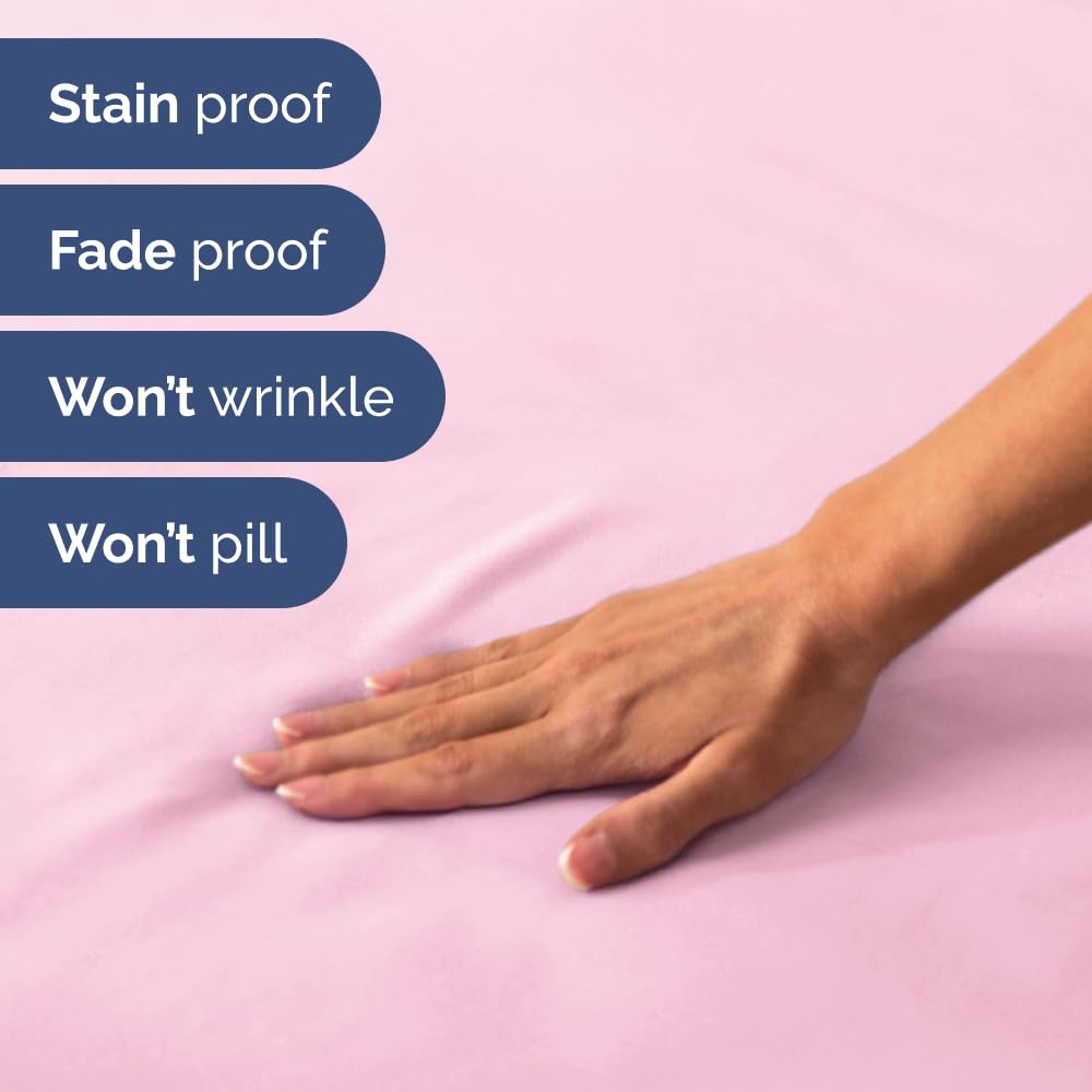 CGK Unlimited 4 Piece Sheet - 32 - Light Pink / Short Queen view 6