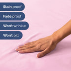 CGK Unlimited 4 Piece Sheet - 32 - Light Pink / Short Queen view 6