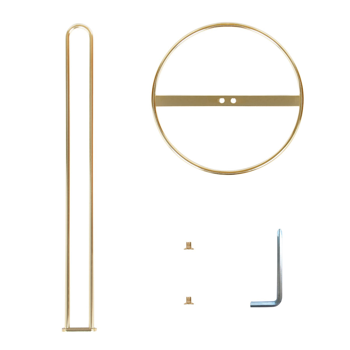 OBODING Paper Towel Holder Countertop - Gold view 4