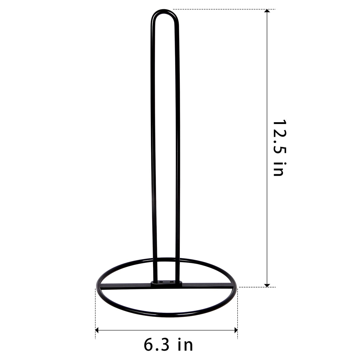 OBODING Paper Towel Holder Countertop - Black view 4