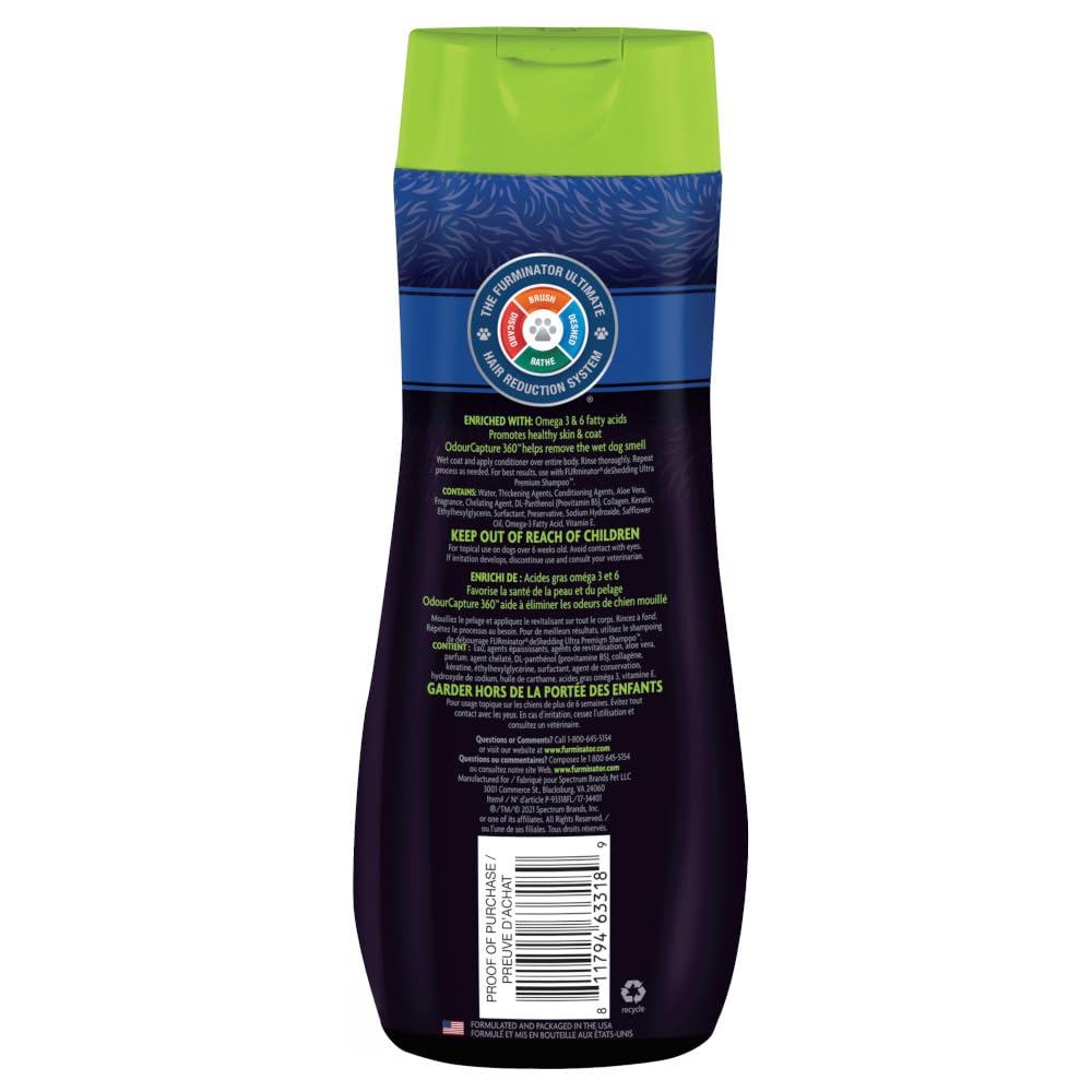 FURminator Ultra Premium deShedding Conditioner for Dogs, 16 oz (additional view 1)