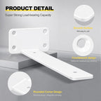 MHMYDZ Hidden L Shelf Bracket - view 5