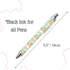 YJ PREMIUMS 6PC Ballpoint Pens - Teddy Bear view 3