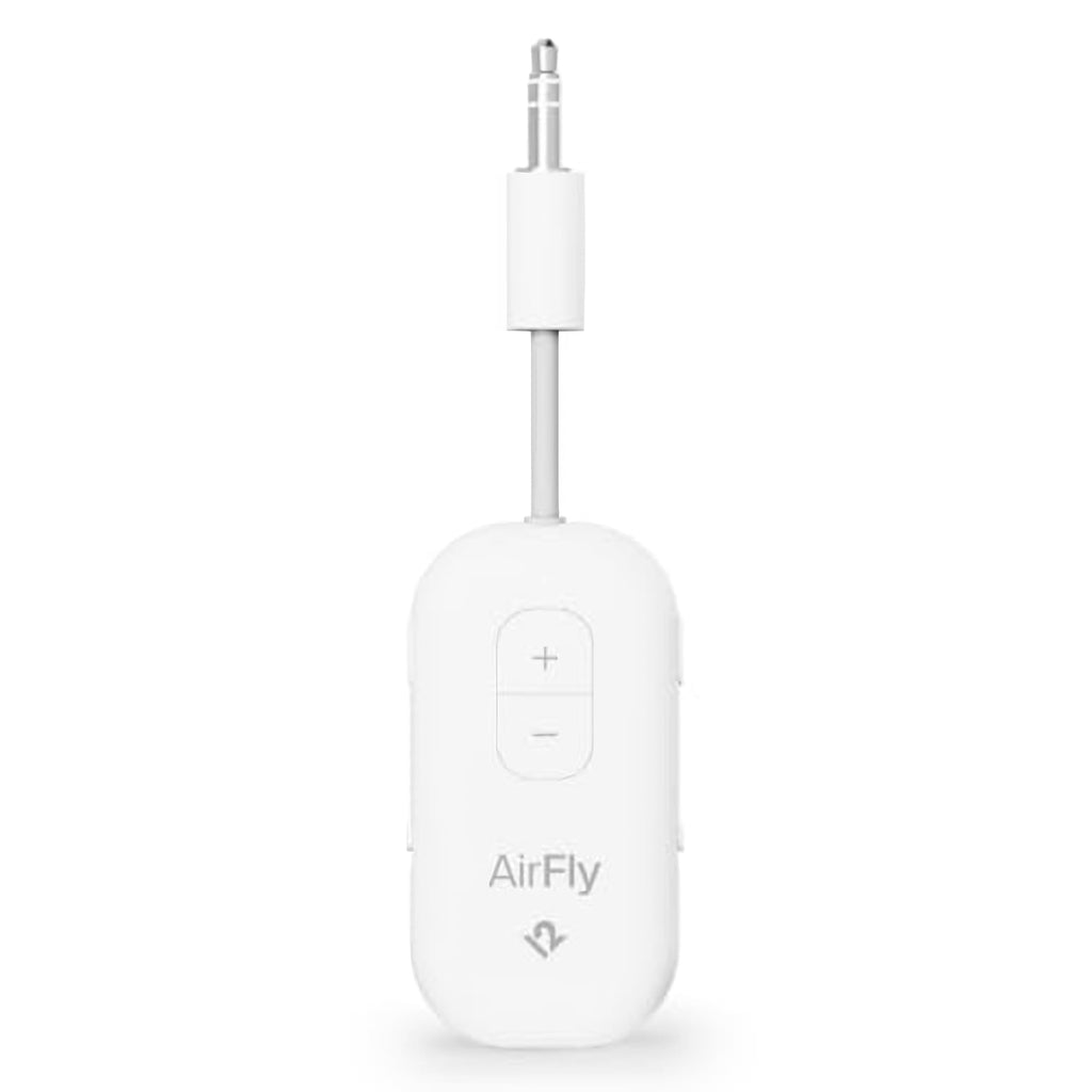 Twelve South AirFly Pro 2, Bluetooth Adapter, Pair 2 AirPods - White