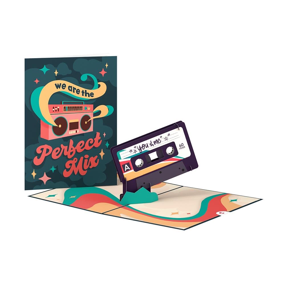 Lovepop The Perfect Mixtape Pop-Up Birthday & Anniversary Card (LP5147)