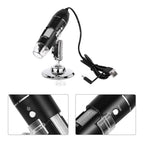 Luejnbogty 1600X Digital Microscope Camera 3In1 USB Portable Elec Microscope for Soldering LED Magnifier for Cell Phone