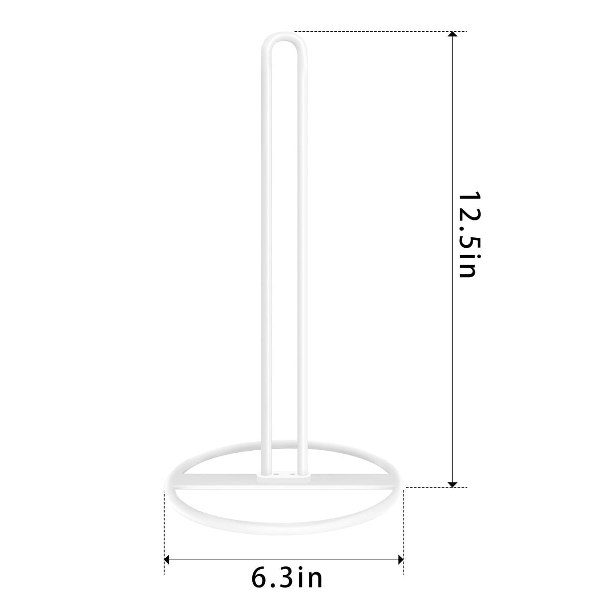 OBODING Paper Towel Holder Countertop - White view 1