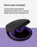 Belkin SoundForm Mini Kids Headphones - Purple / Wireless (USB-C) + Case view 6
