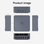 Beelink EQR5 Mini PC, AMD Ryzen 3 7330U 16G DDR4 480G NVMe M.2 SSD W11 PRO (additional view 13)
