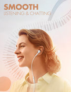 Antool Wired Earbuds,【Ultra Clear Calls & no Noise】 Headphones Earbuds Wired 3.5mm (additional view 4)