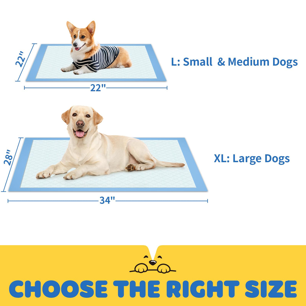 Powools Puppy Pads for Dogs