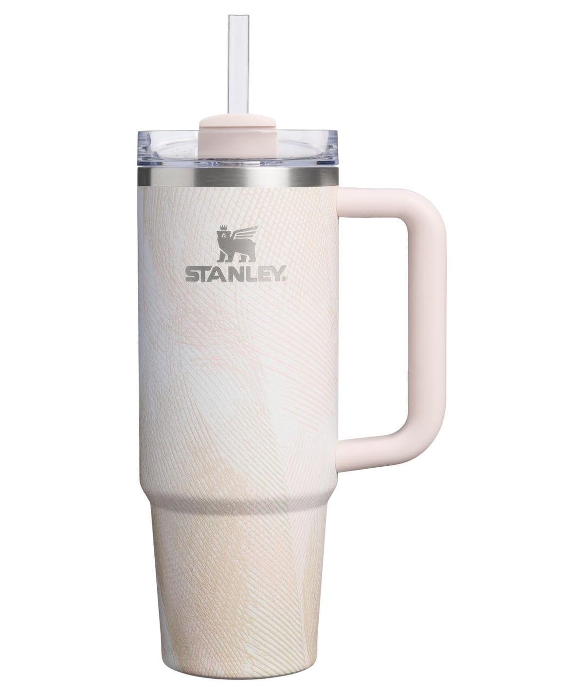 STANLEY Quencher H2.0 Flow State Tumbler, 30 oz, Sahara Plume