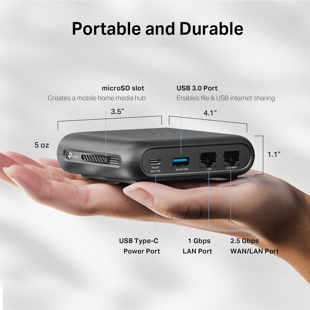TP-Link Roam 6 AX3000 Dual-Band Wi-Fi 6 Travel Router (TL-WR3002X) (additional view 2)