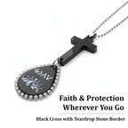 Cross for Car Mirror Hanging Christian Gifts for Men