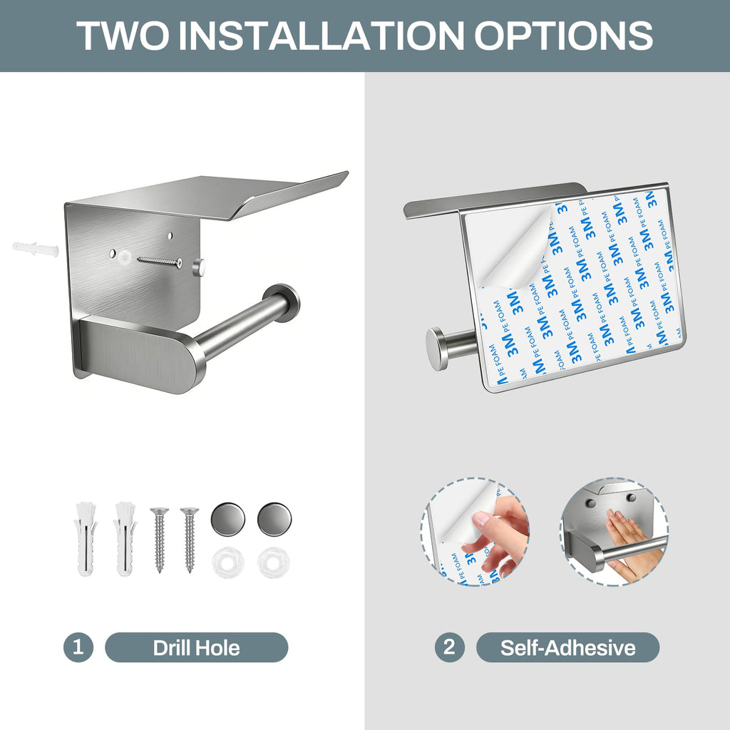 SetSail Toilet Paper Holder with Shelf