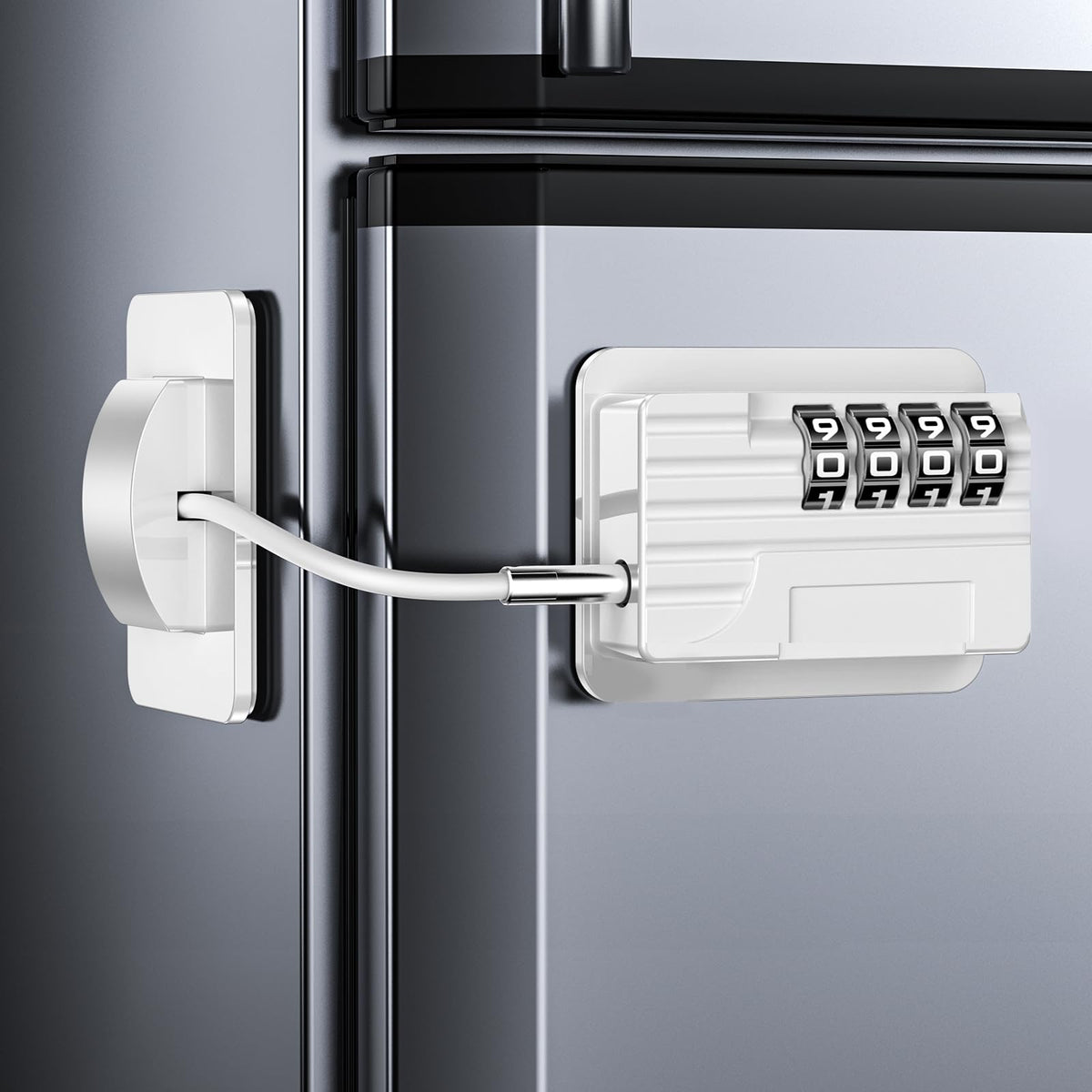 Fridge Locks with Code for Refrigerator - B-White-1PACK