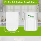 1.2 Gallon Clear Small Trash Bags Strong Leak-Resistant - 150Ct Unscented (additional view 4)
